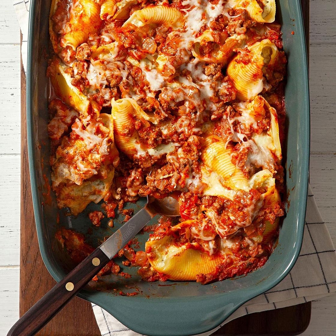 Stuffed Shells with Meat