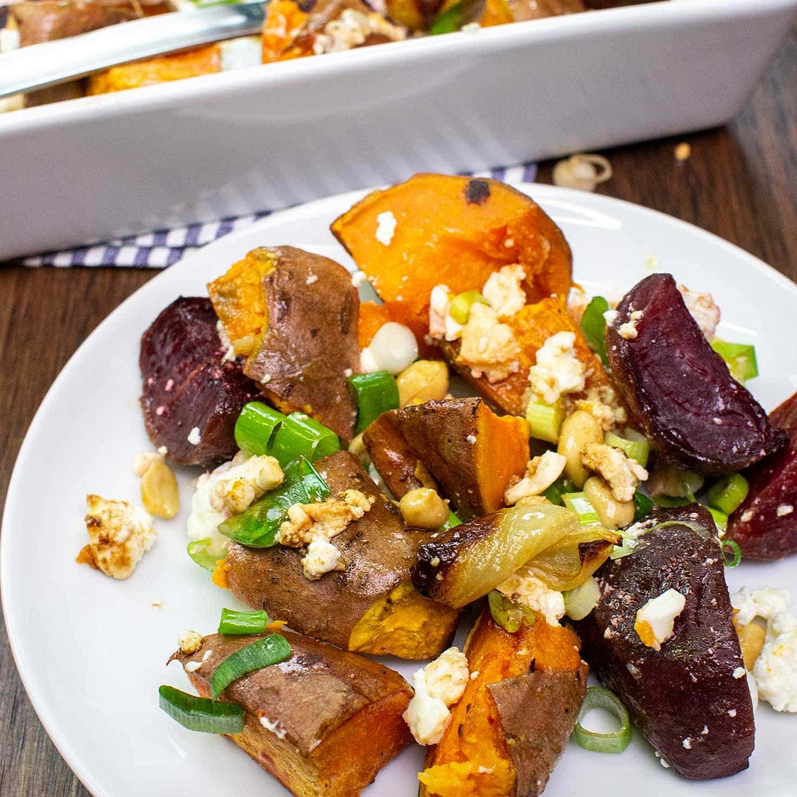 Easy Sweet Potato Feta Bake (Yams Bake)