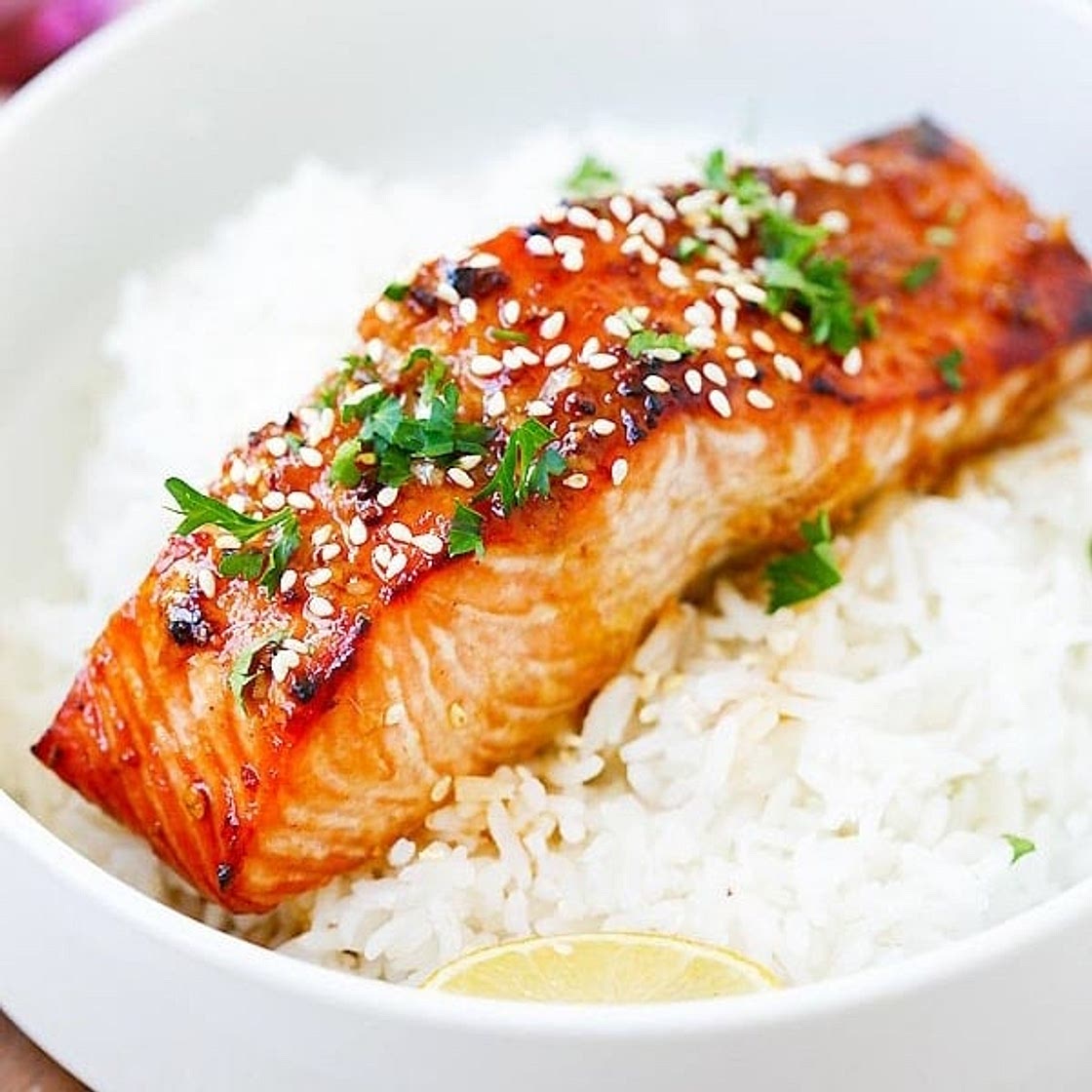 Ginger Garlic Baked Salmon