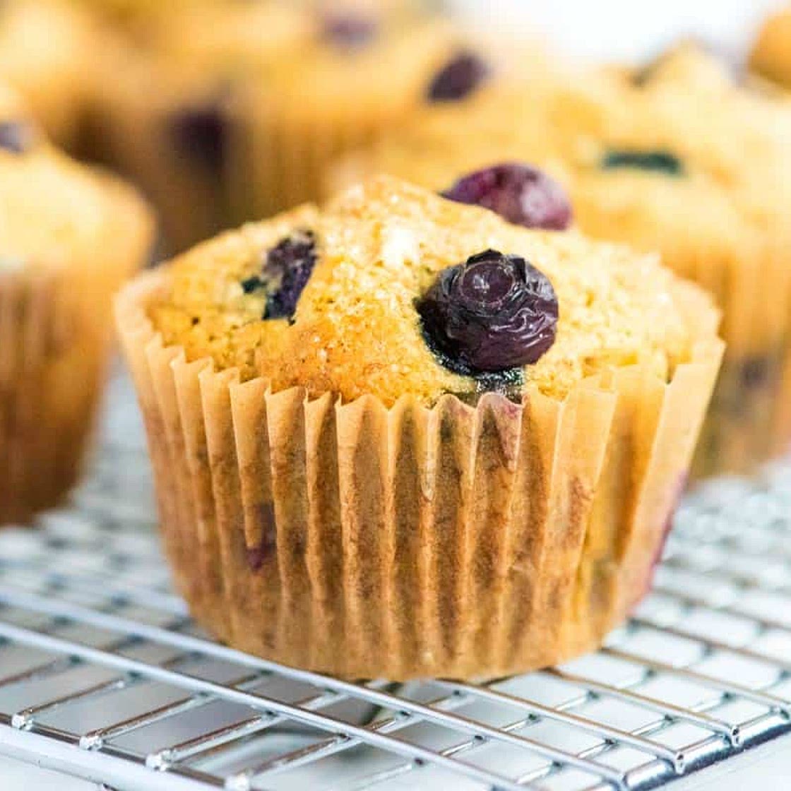 Easy Banana Blueberry Muffins