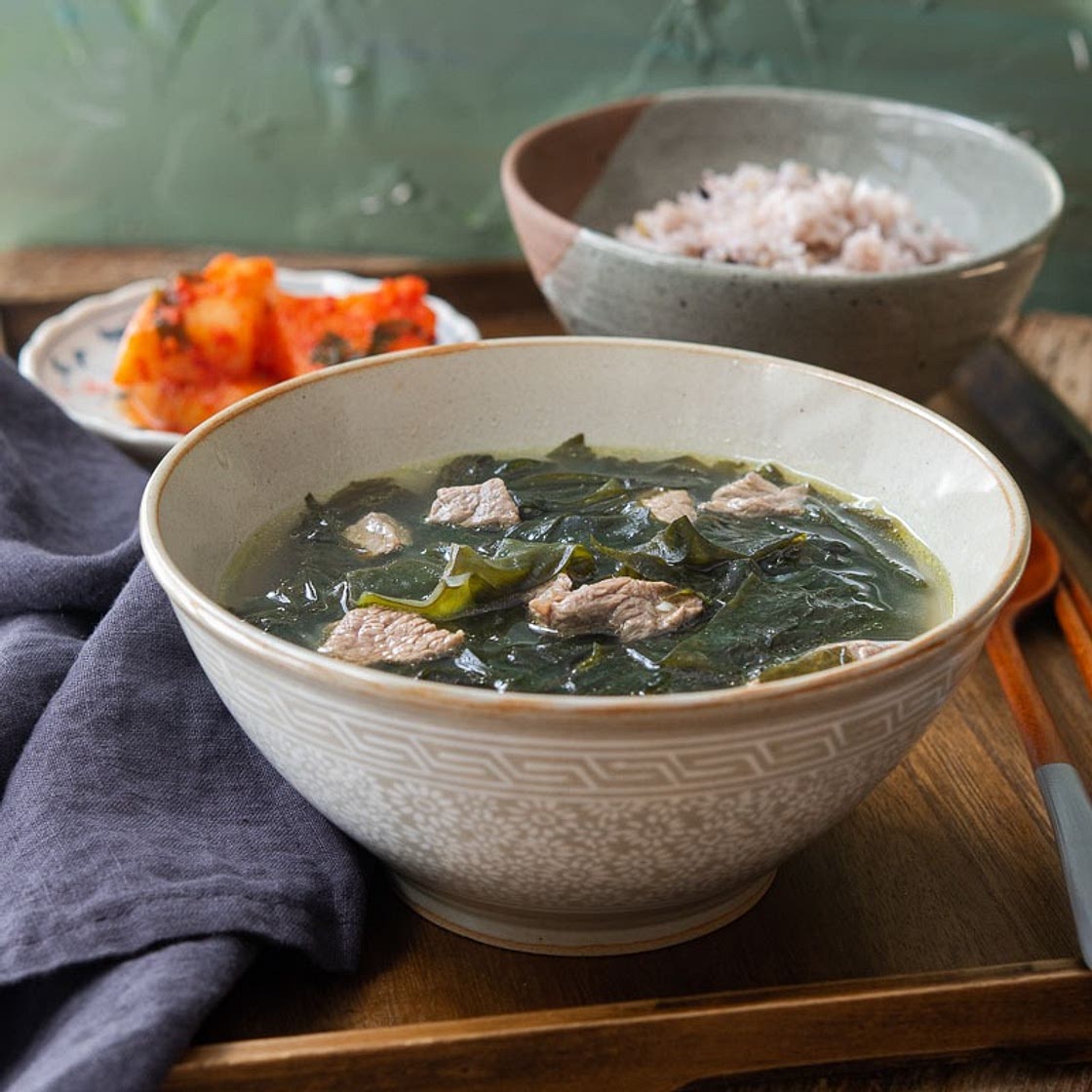 Seaweed Soup with Beef (Miyeok Guk)