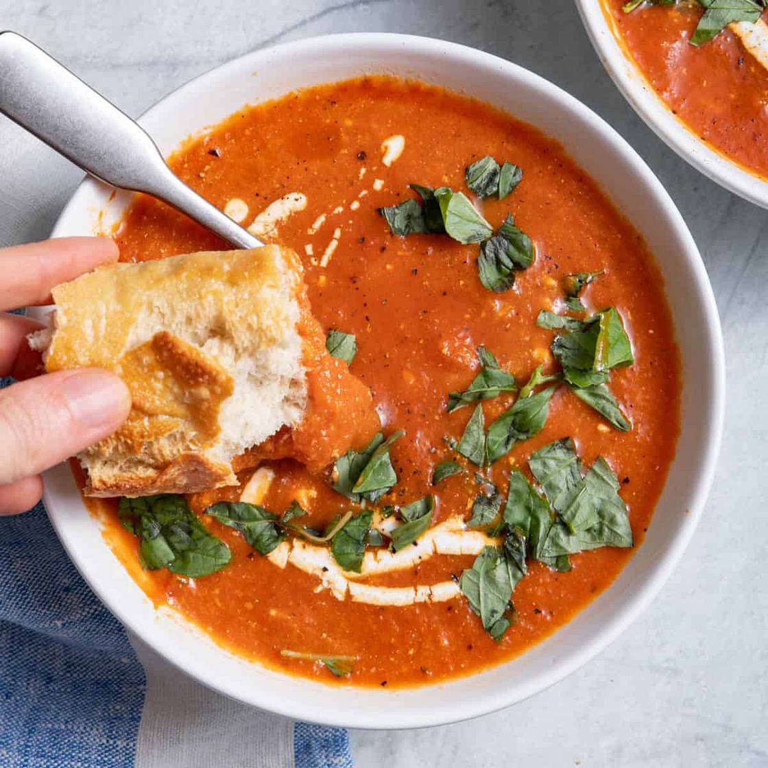 Roasted Red Pepper Soup Recipe