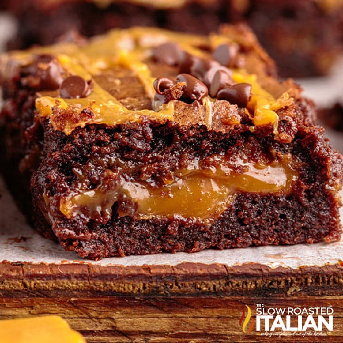 Caramel Fudge Brownies