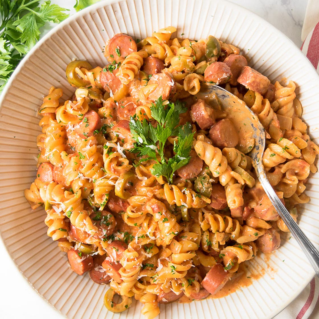 Hot Dog Pasta Recipe