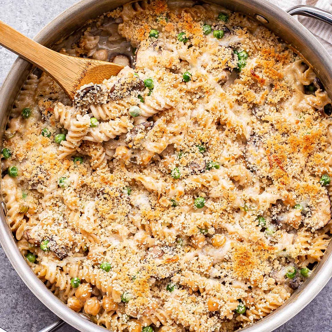 Chickpea Noodle Casserole