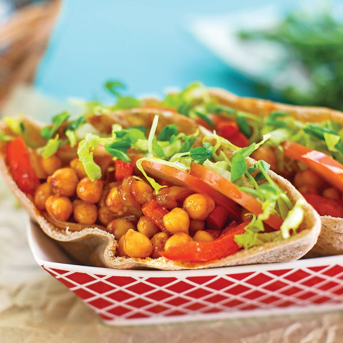 Barbecue-Flavored Vegan Chickpea Sandwiches