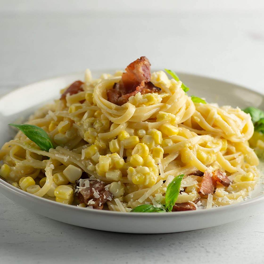 Corn Carbonara