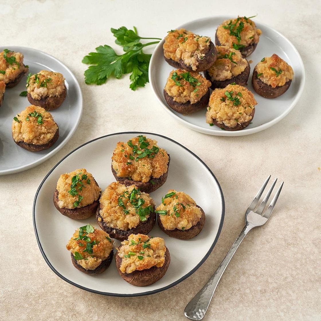 Stuffed Mushrooms with Crabmeat