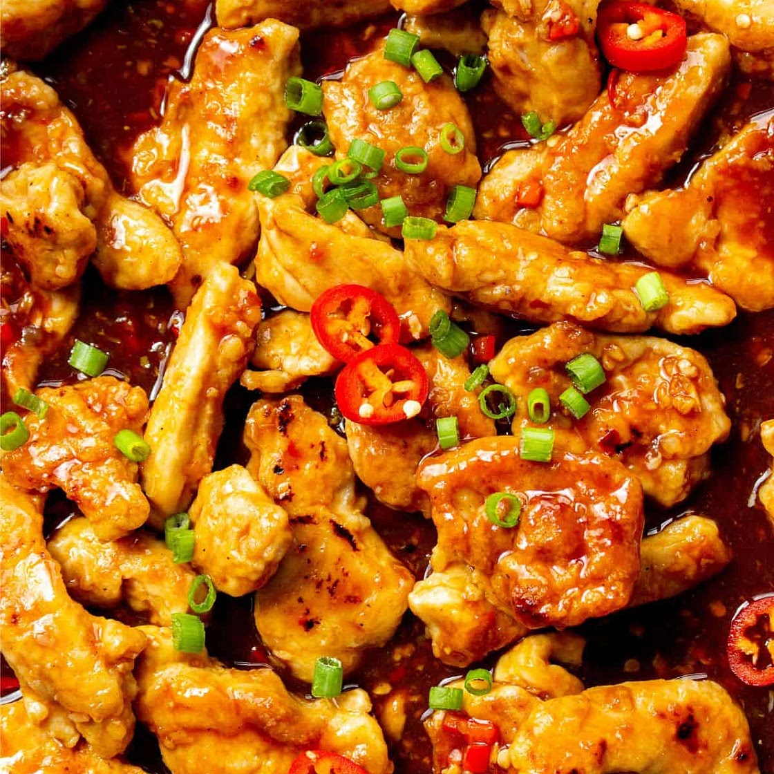 Crispy Chilli Chicken (Healthy Fakeaway Chinese)