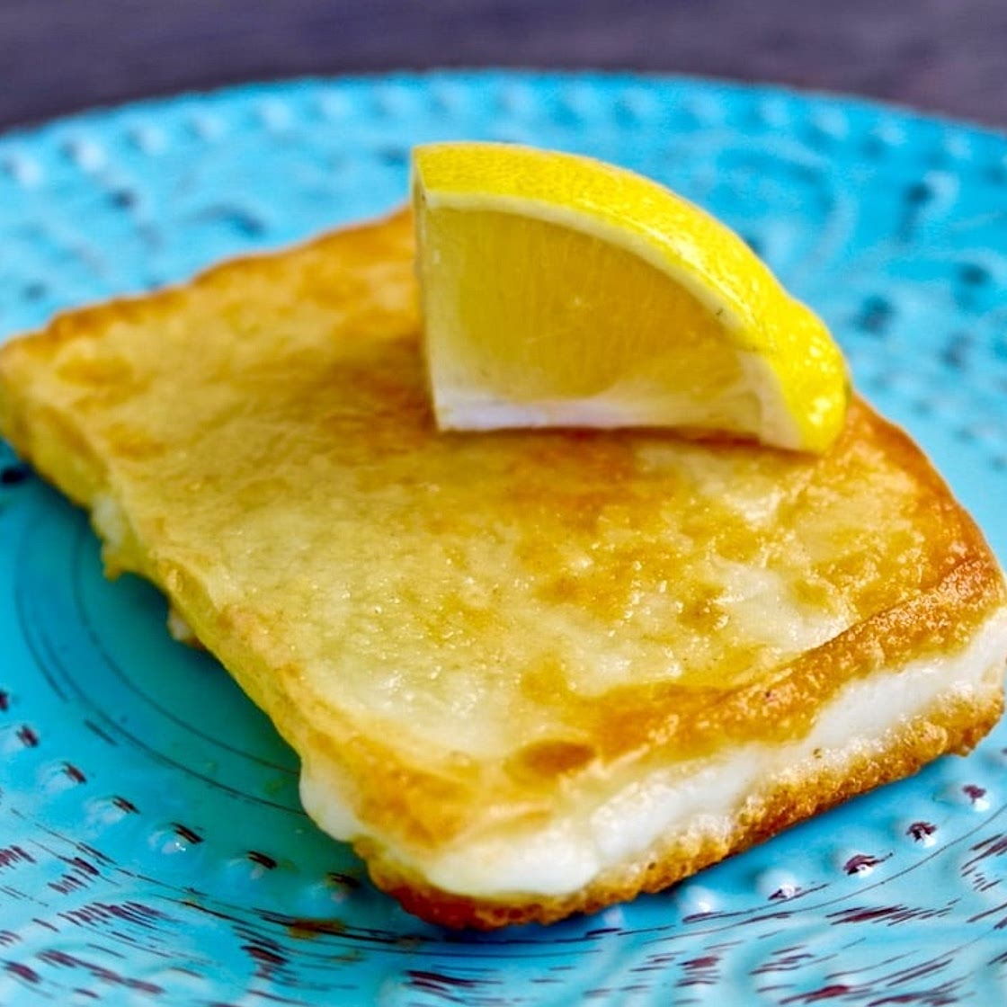 Saganaki - Greek Fried Cheese