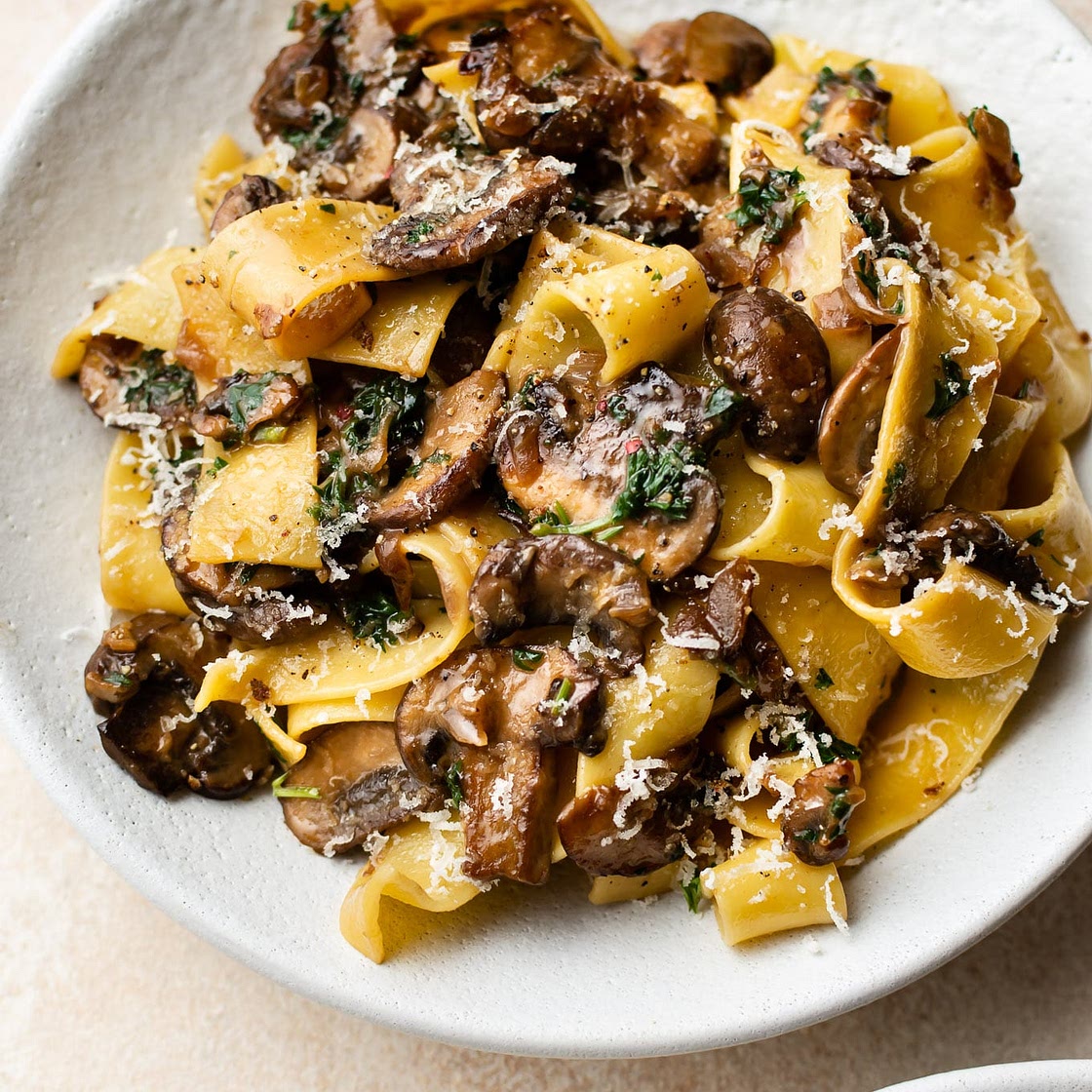 Garlic Mushroom Pasta