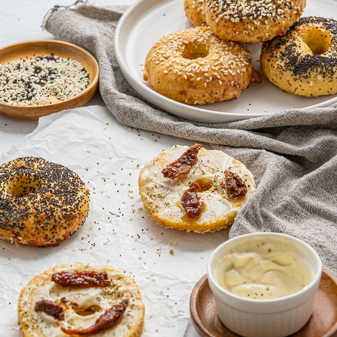 Keto & Gluten Free Bagels (No Yeast)