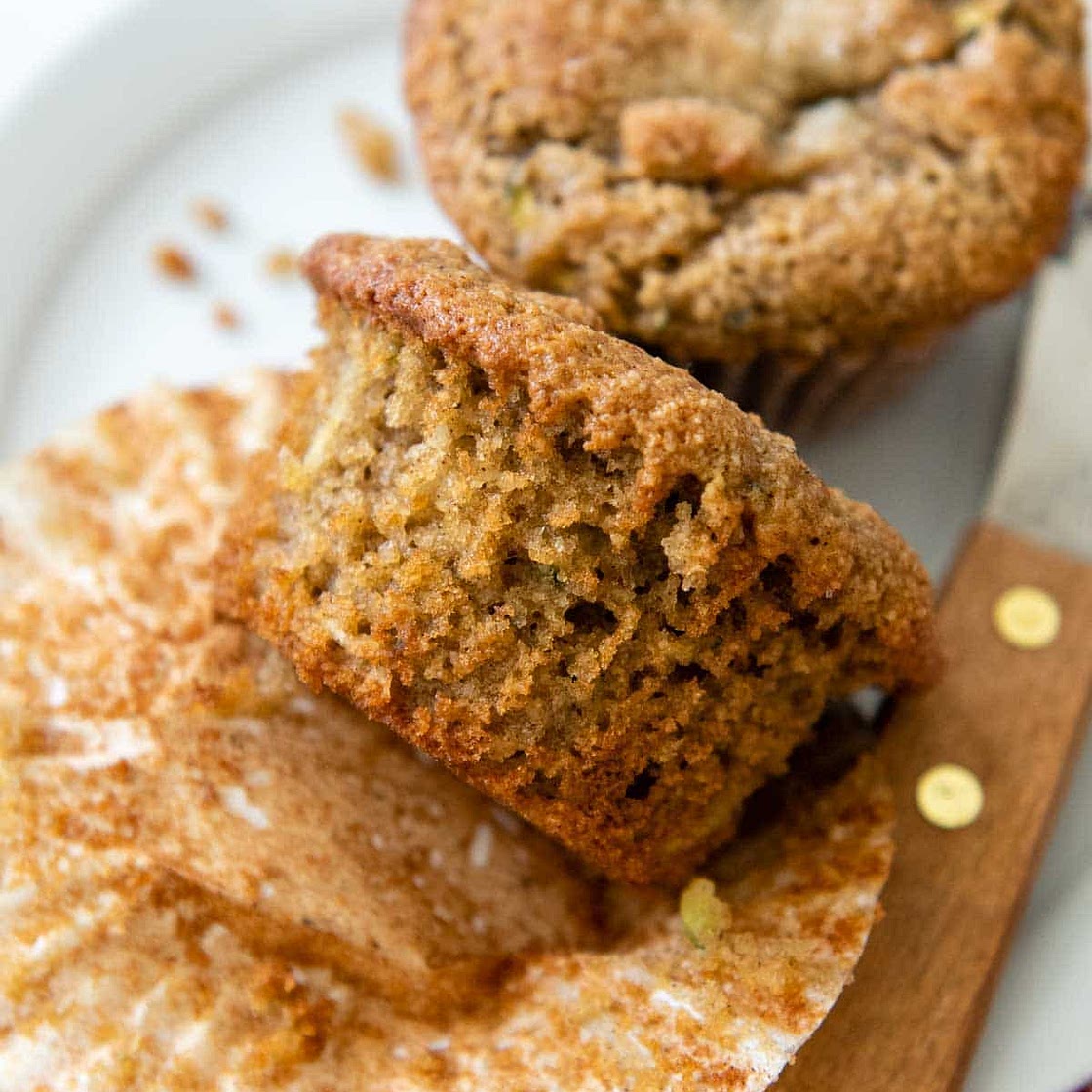 Almond Flour Zucchini Muffins