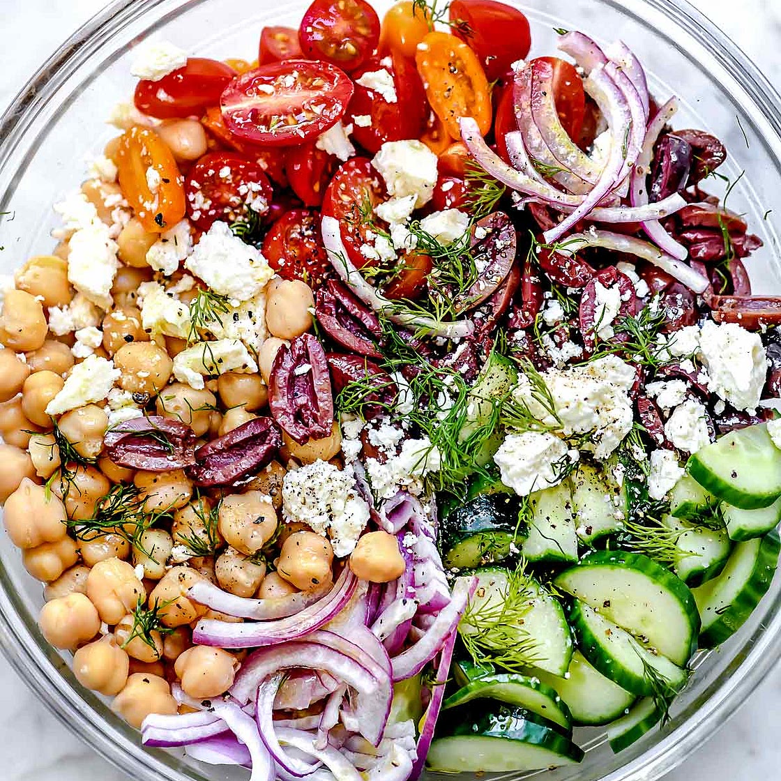 Greek Chickpea Salad Recipe