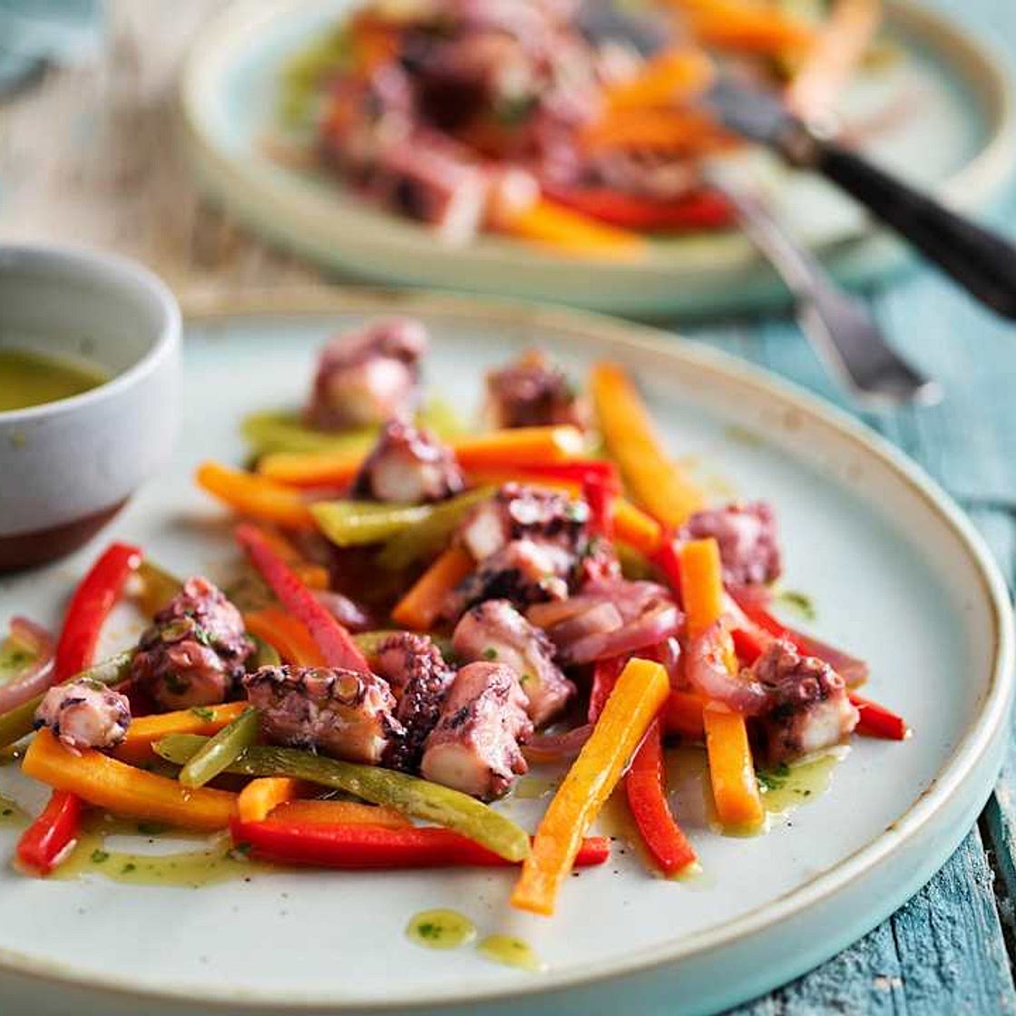 Sous-vide Octopus Salad