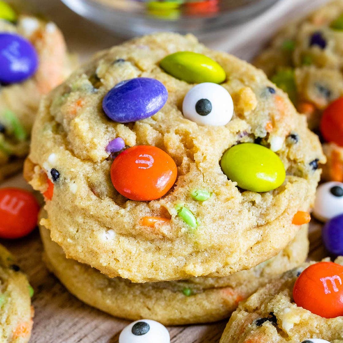 Halloween Cookies Recipe (Pudding Cookies)