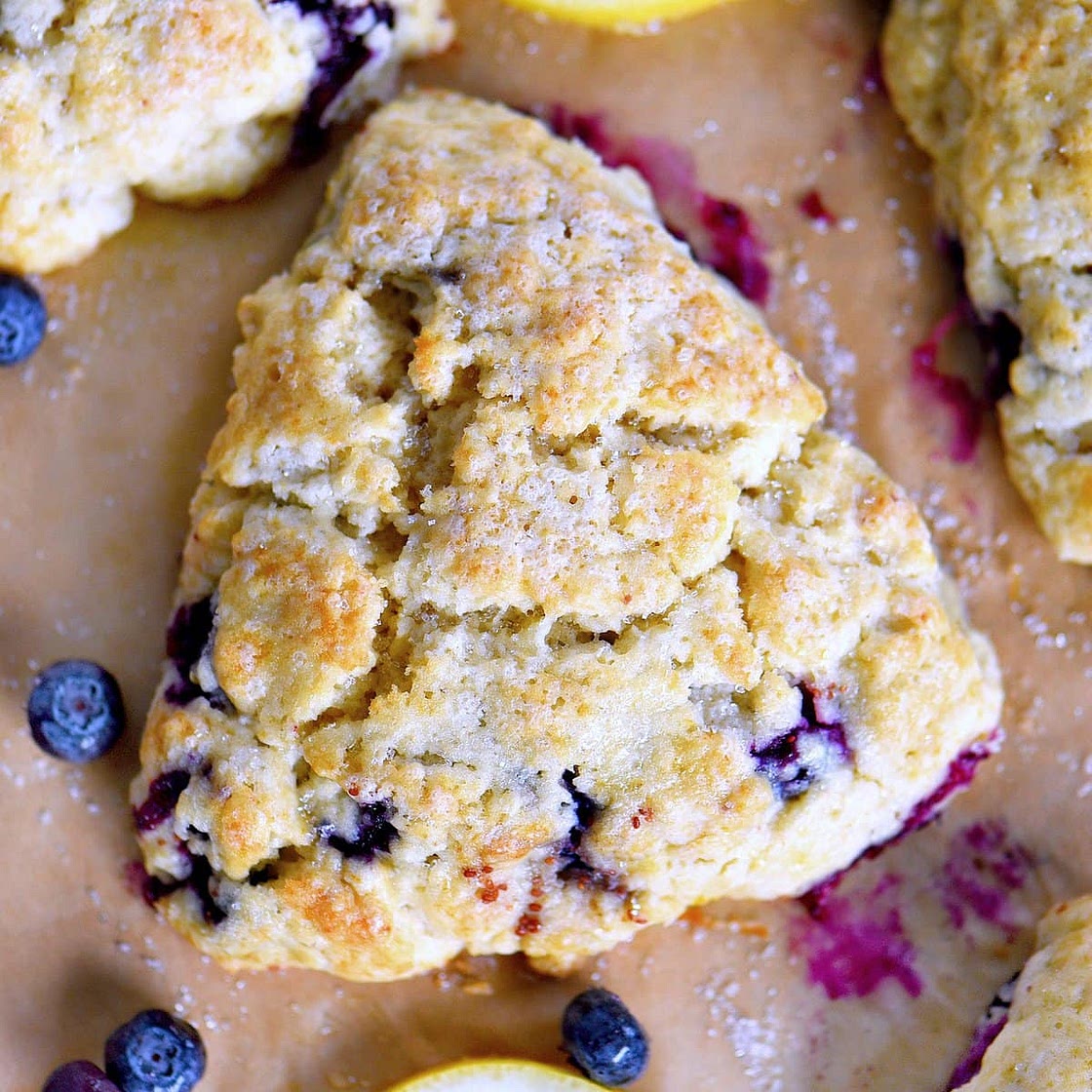 Lemon Blueberry Scones