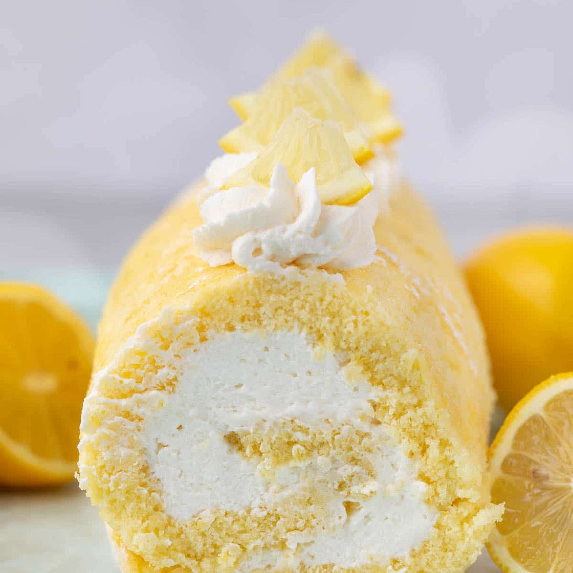 Lemon Cake Roll