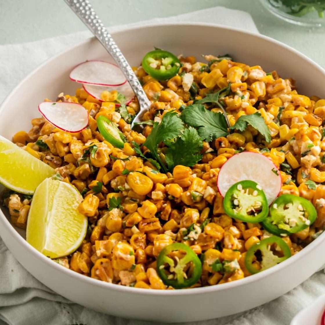 Healthy Mexican Street Corn Salad