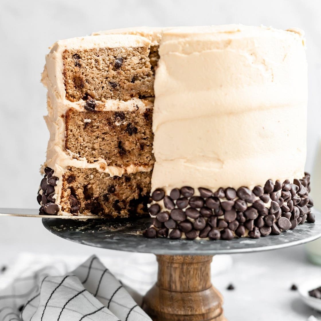 Damn Good Peanut Butter Banana Cake (gluten free, grain free)