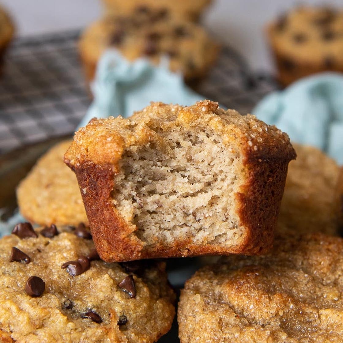 Easy 25-Minute Almond Flour Banana Muffins