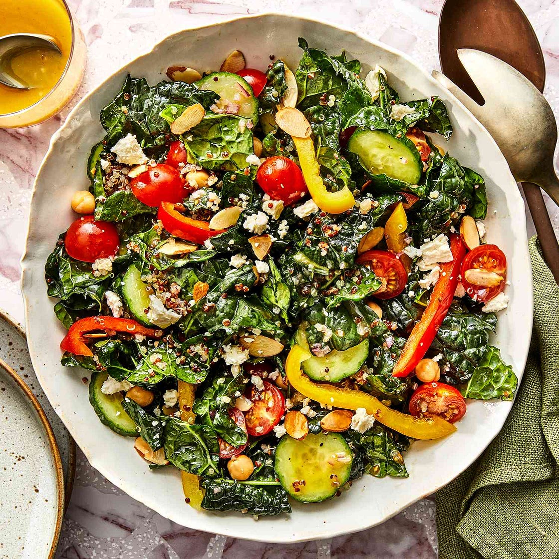 Kale & Quinoa Salad with Lemon Dressing