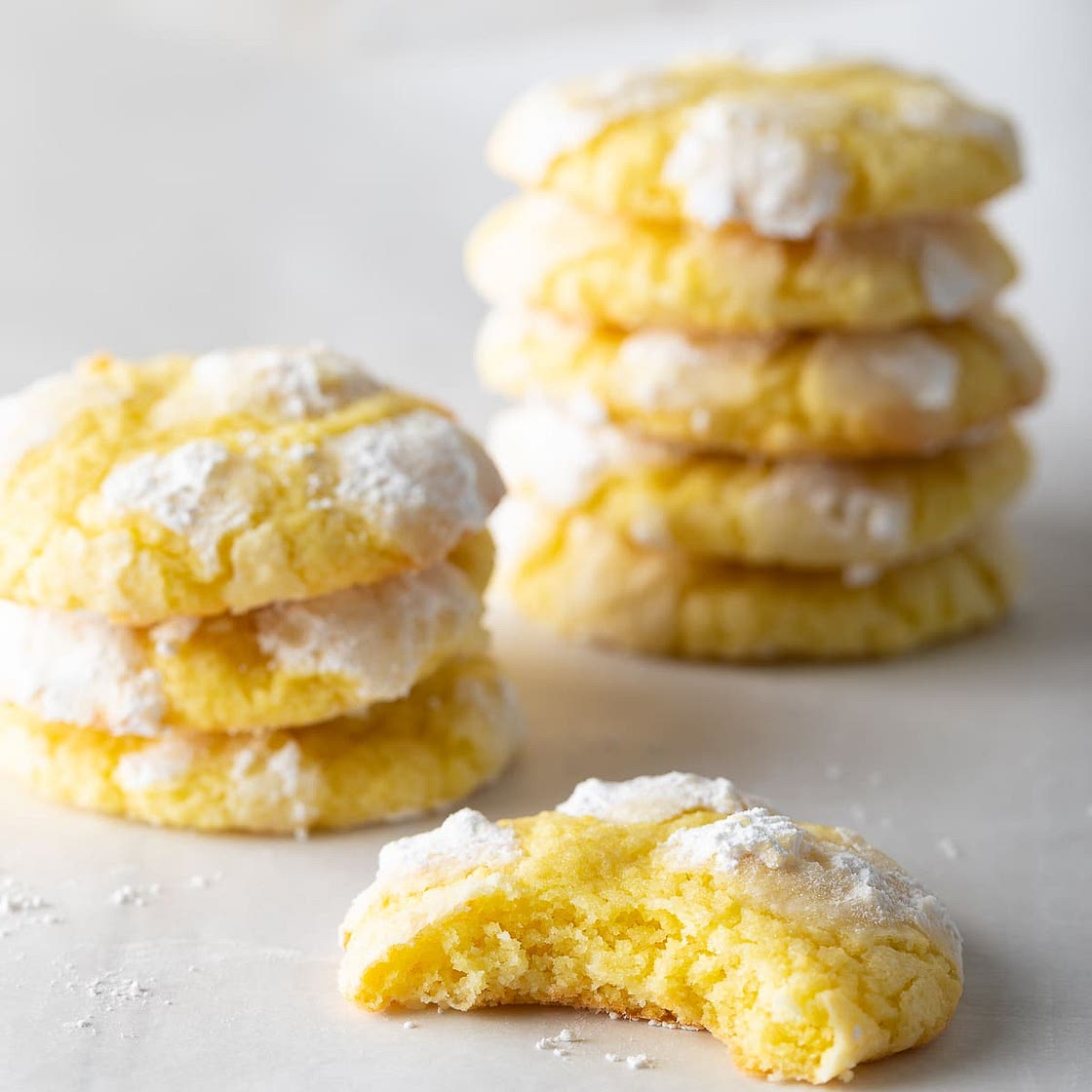 Lemon Crinkle Cookies Recipe + Video
