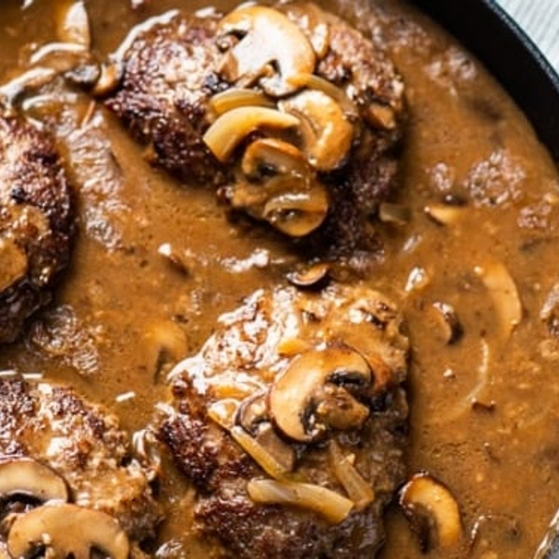 Best Salisbury Steak Recipe with Mushroom-Onion Gravy