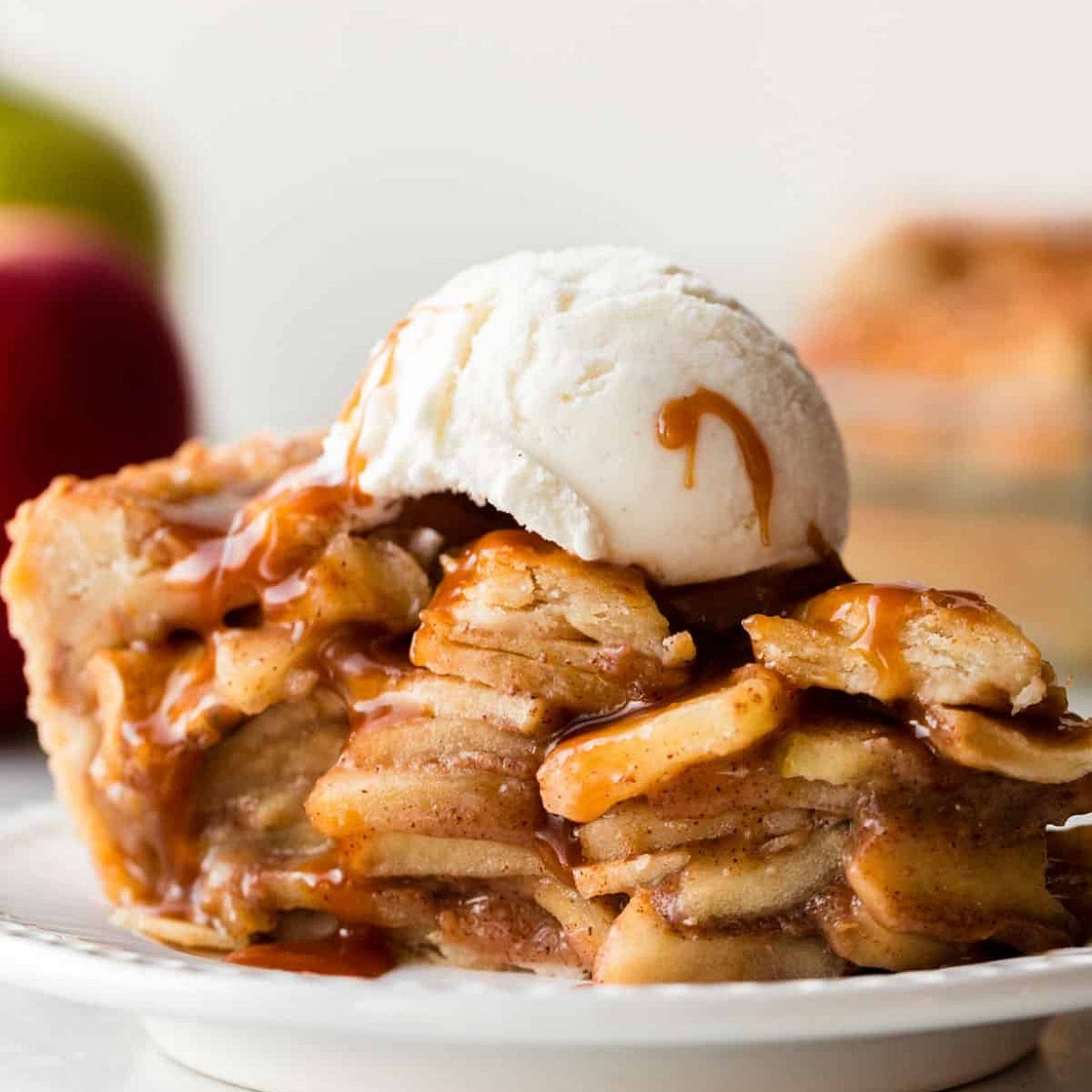 Salted Caramel Apple Pie