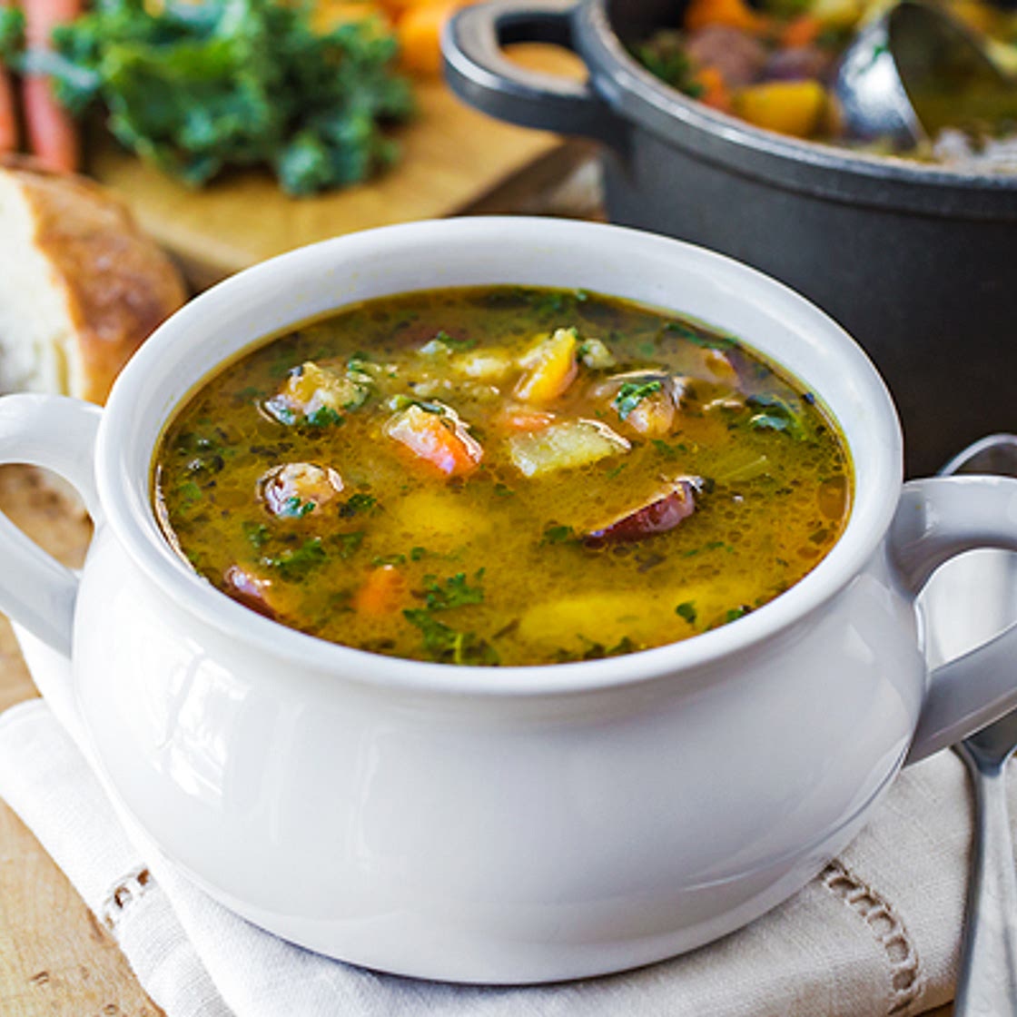 Harvest Stew with Smoked Sausage