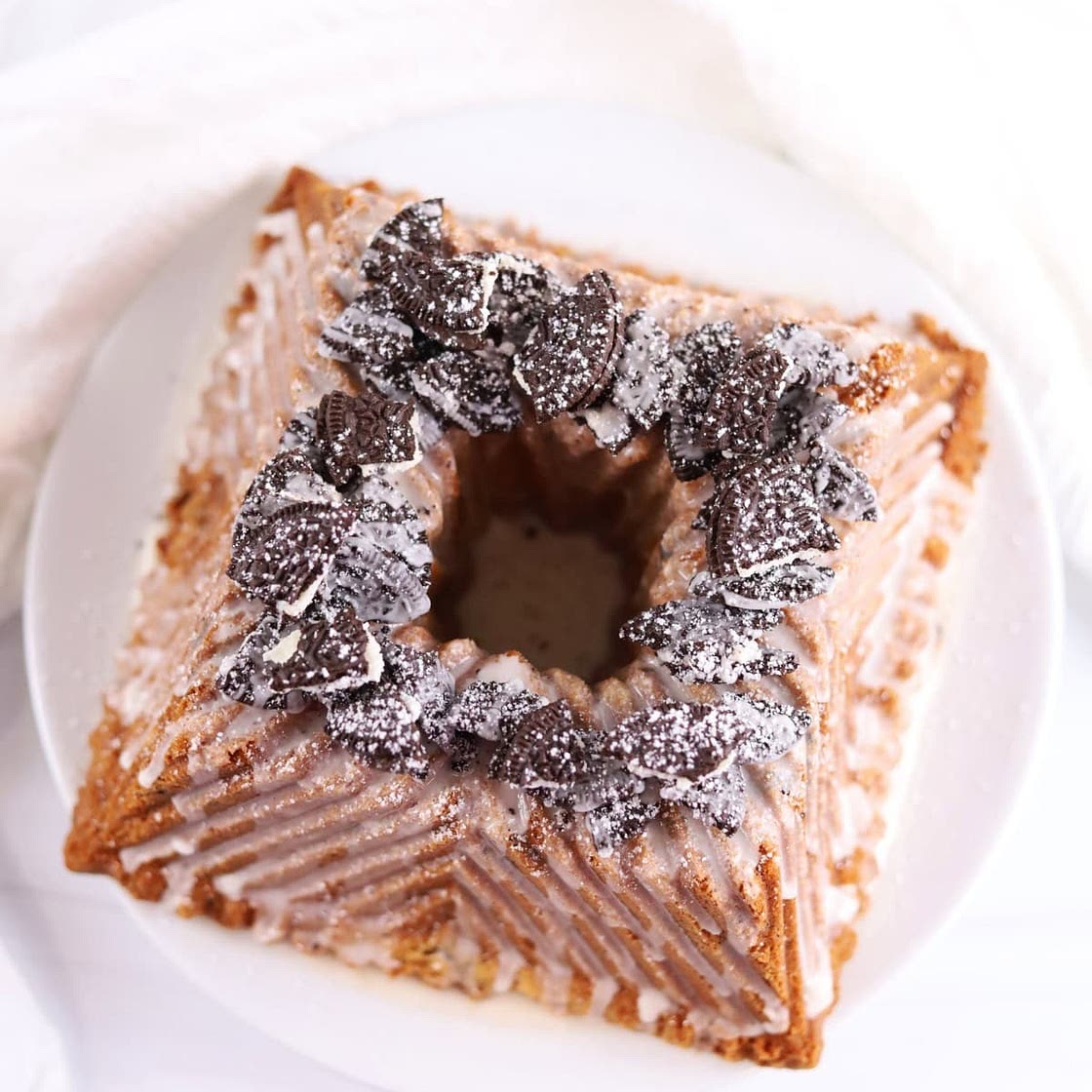 Oreo Cream Cheese Pound Cake recipe