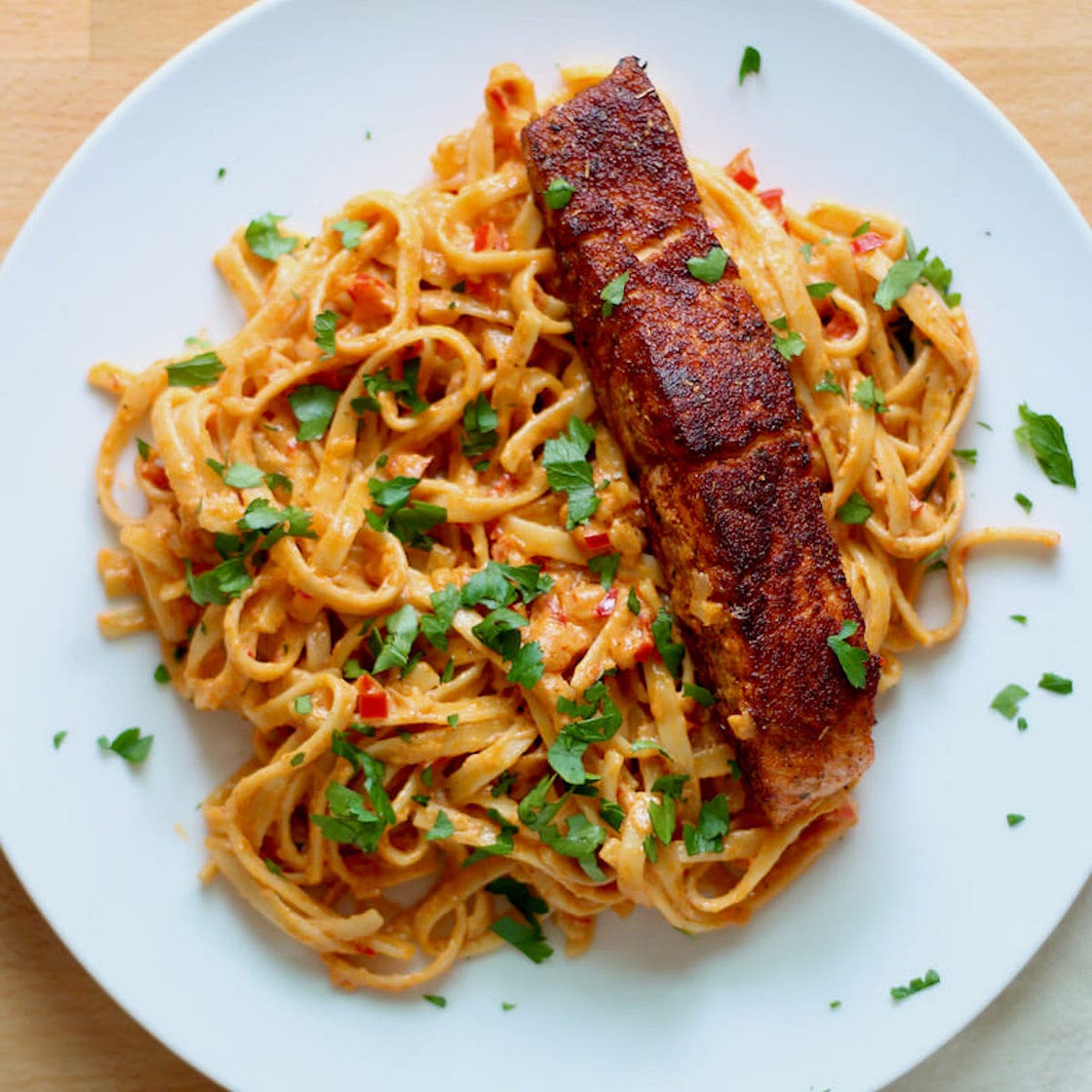 Cajun Salmon Pasta