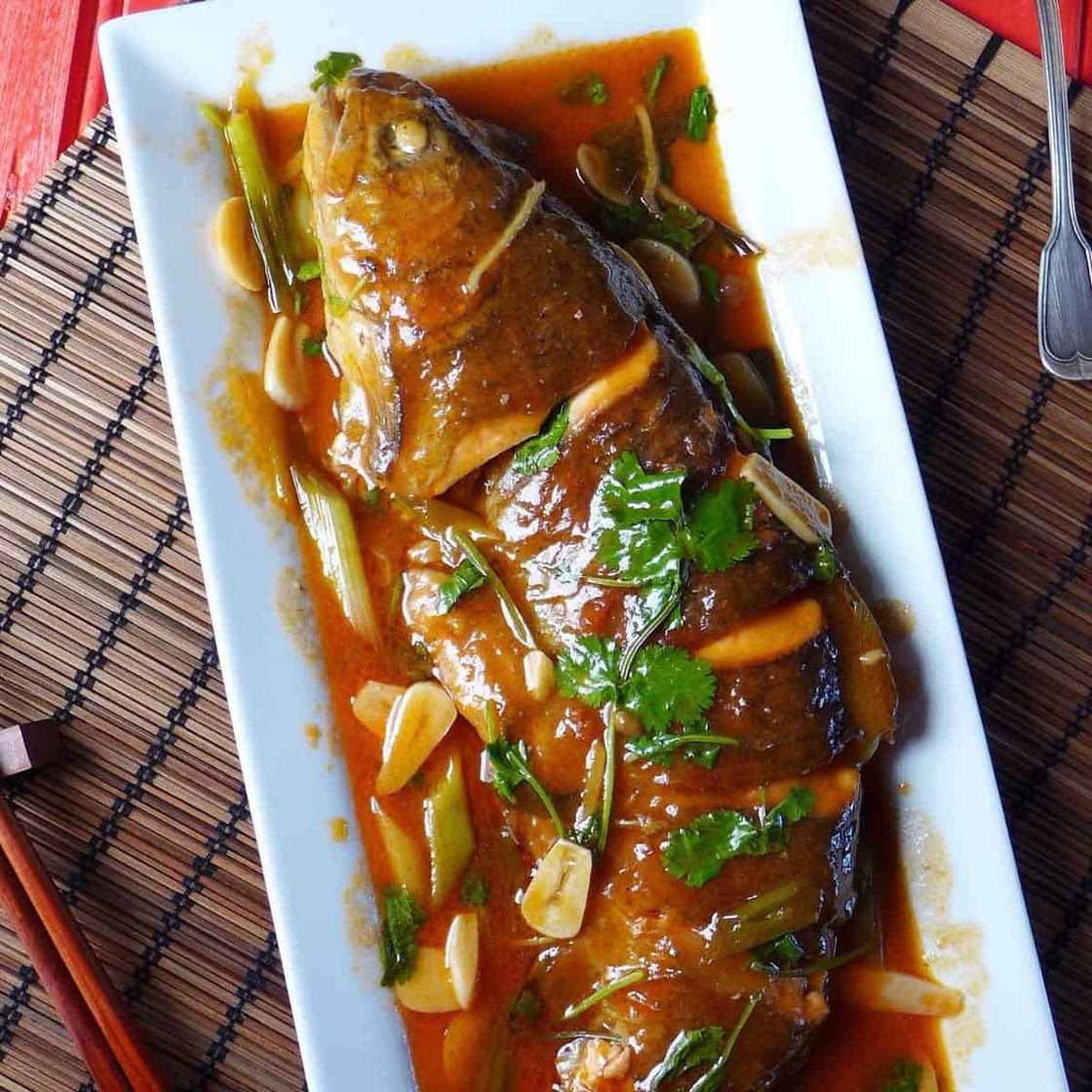 Sweet and sour fish in 20 mins (糖醋鱼)