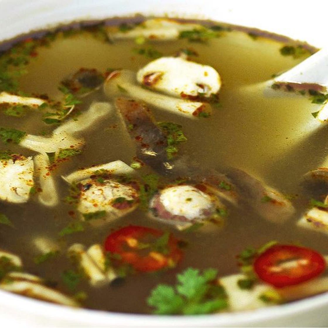 Mushroom tom yum