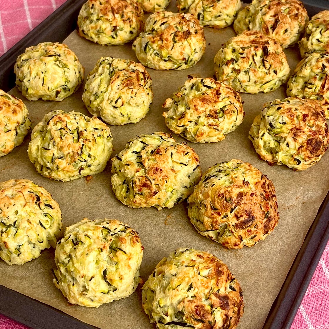 Zucchini ricotta balls