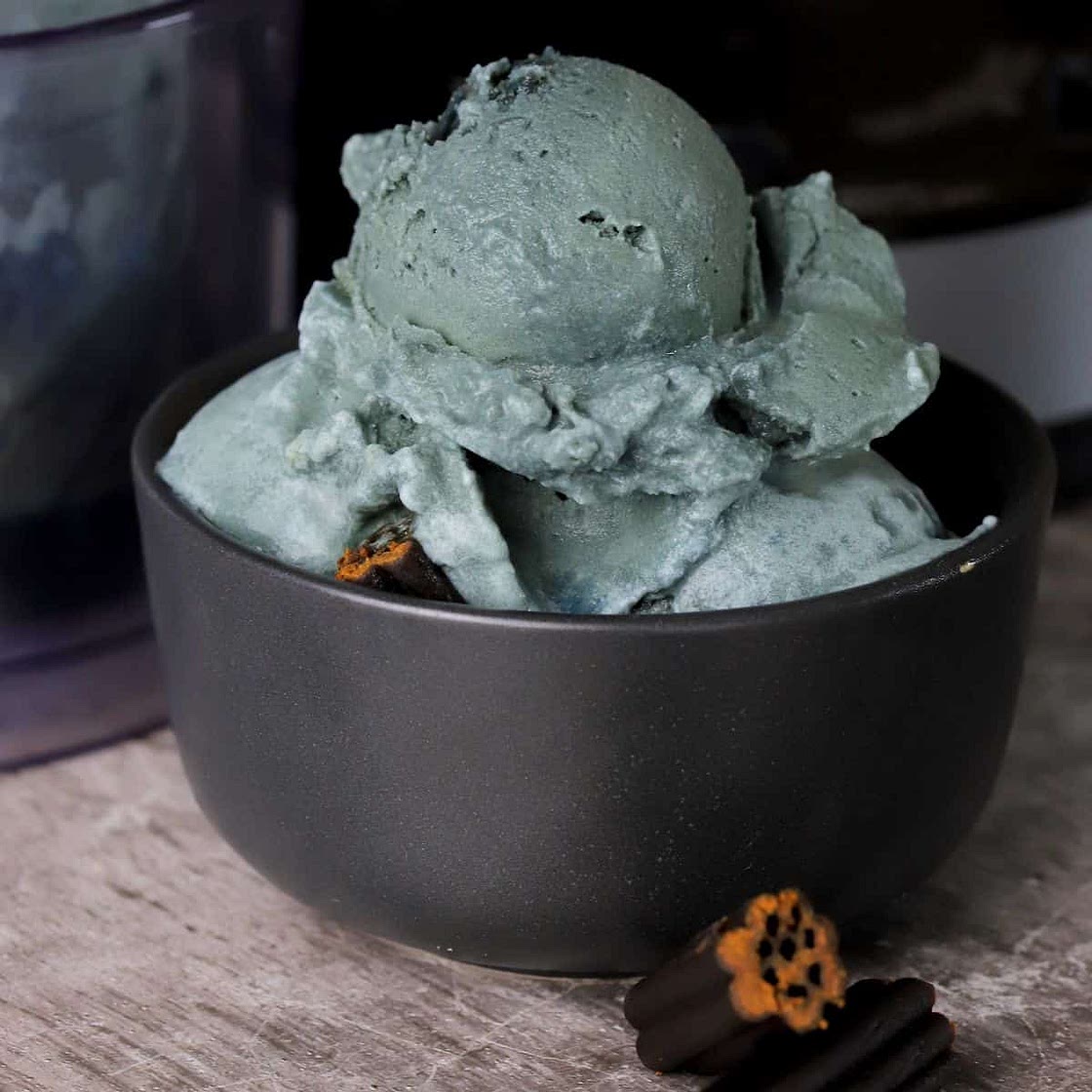 Sugar Free Black Licorice Ice Cream (Ninja Creami)