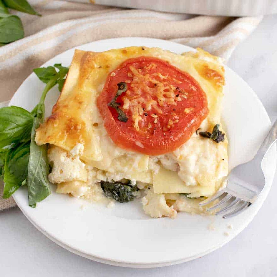 Tomato and Spinach Lasagna