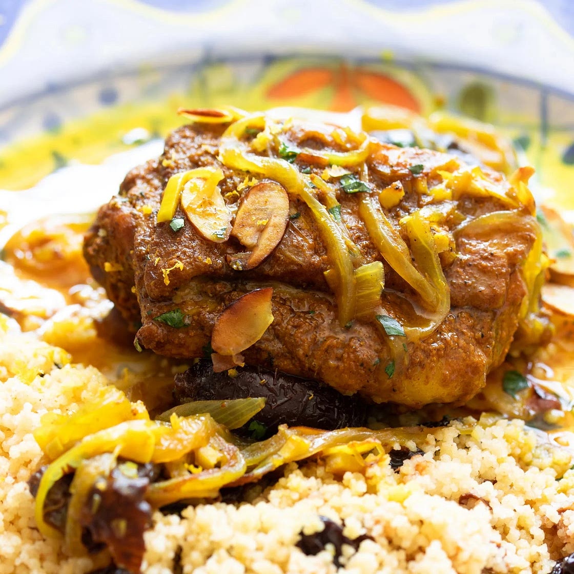 Moroccan Style Chicken With Prunes