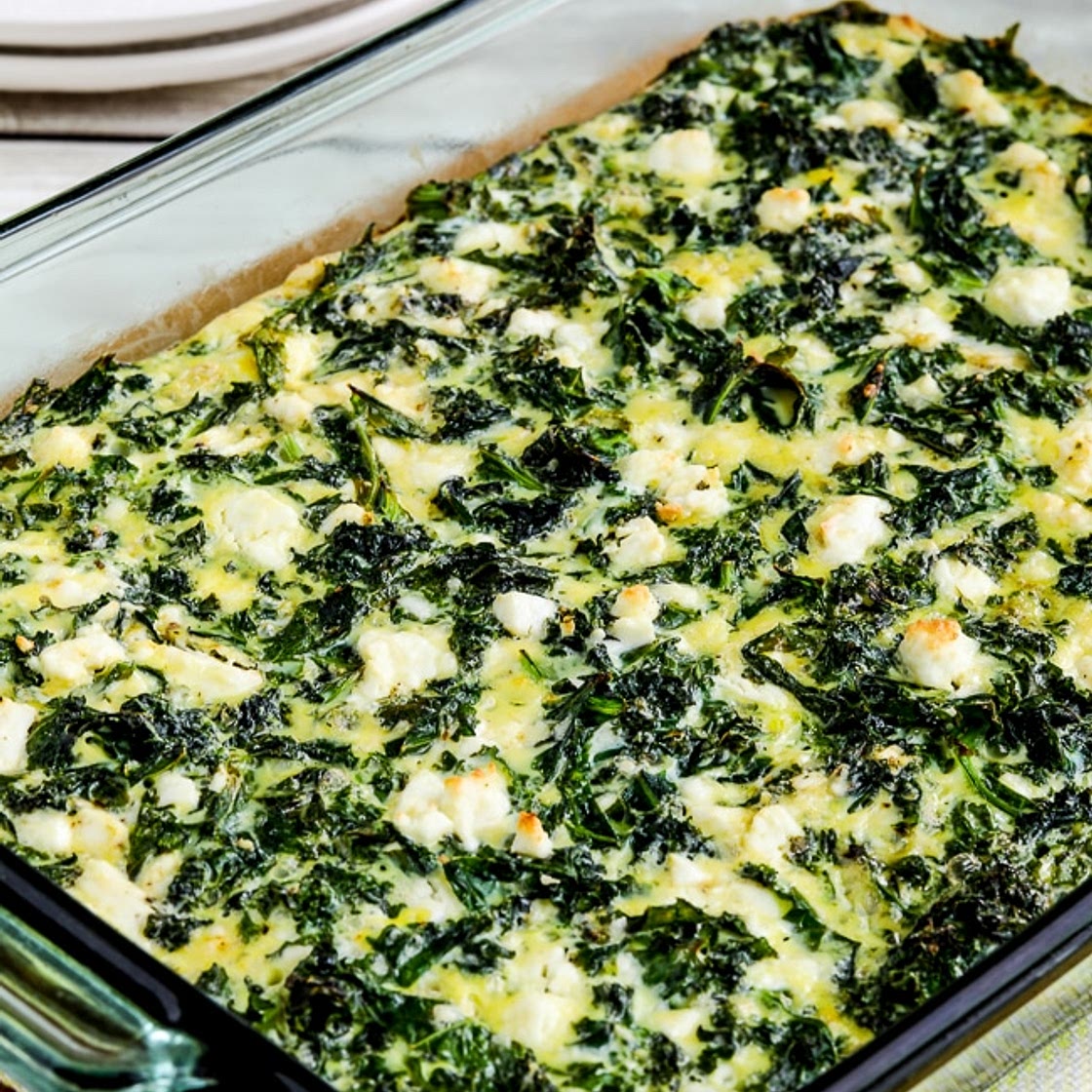 Kale and Feta Breakfast Casserole