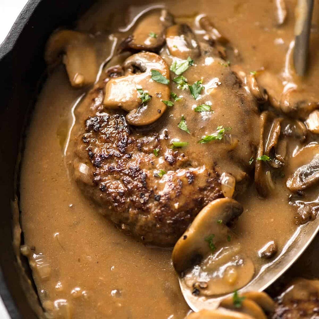 Salisbury Steak with Mushroom Gravy