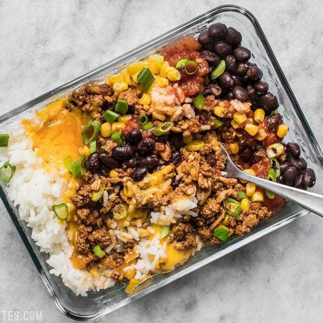 Easiest Burrito Bowl Meal Prep