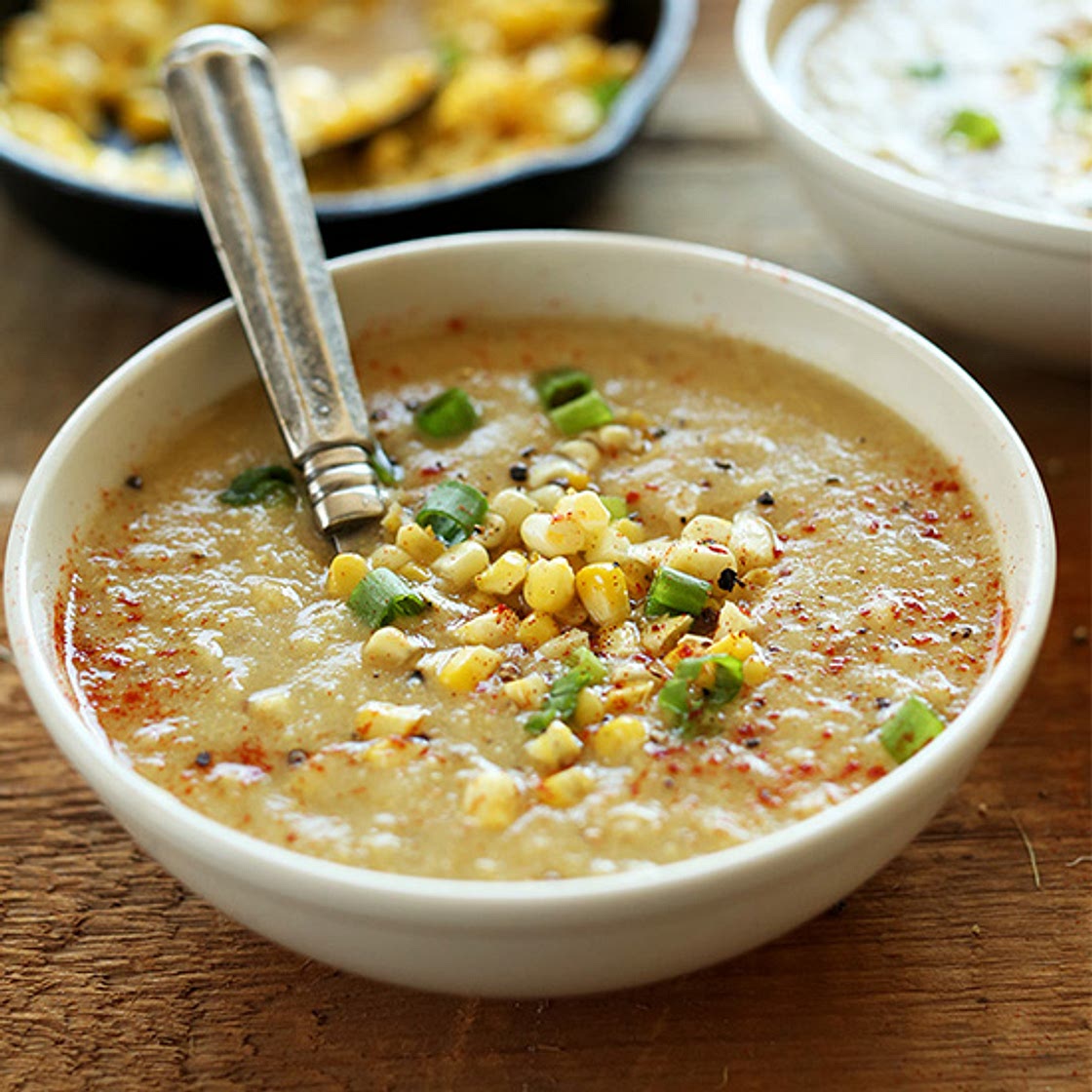 Simple Summer Corn Soup