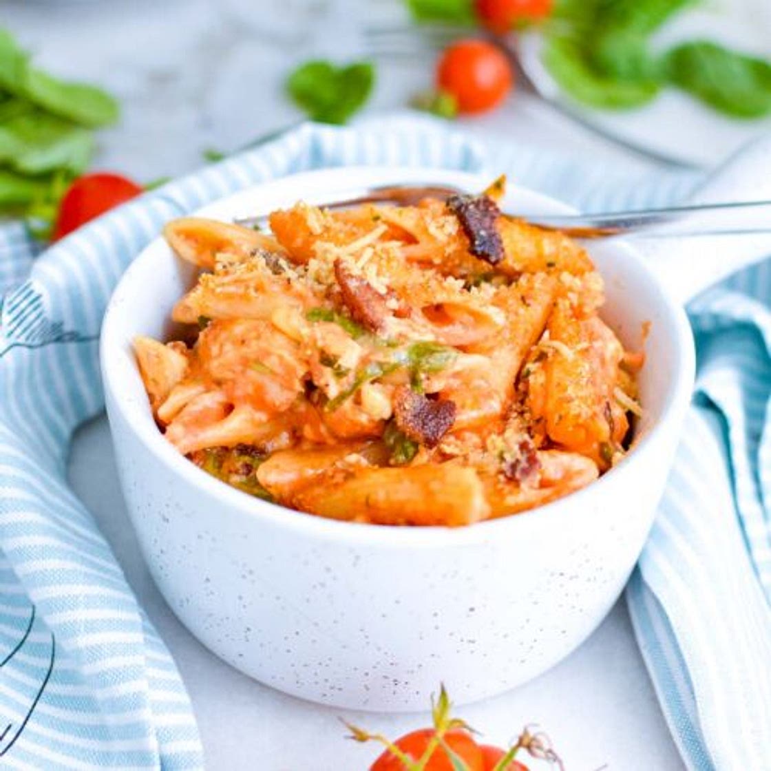 Chicken Pesto Alfredo Pasta