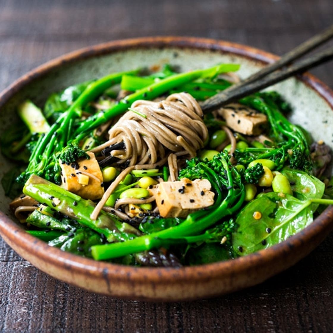 Jade Noodles (Vegan soba noodles)