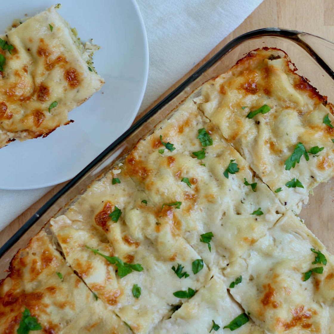 Chicken and Broccoli Lasagna