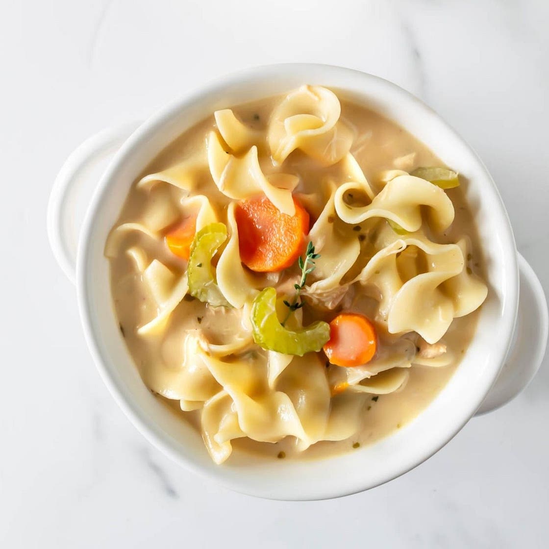 Creamy Chicken Noodle Soup