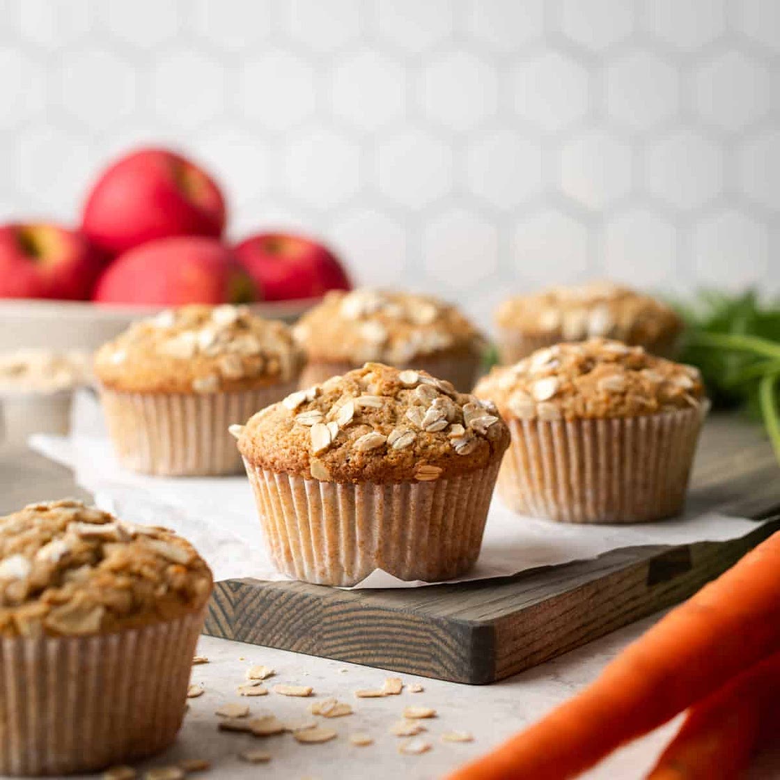 Applesauce Carrot Muffins