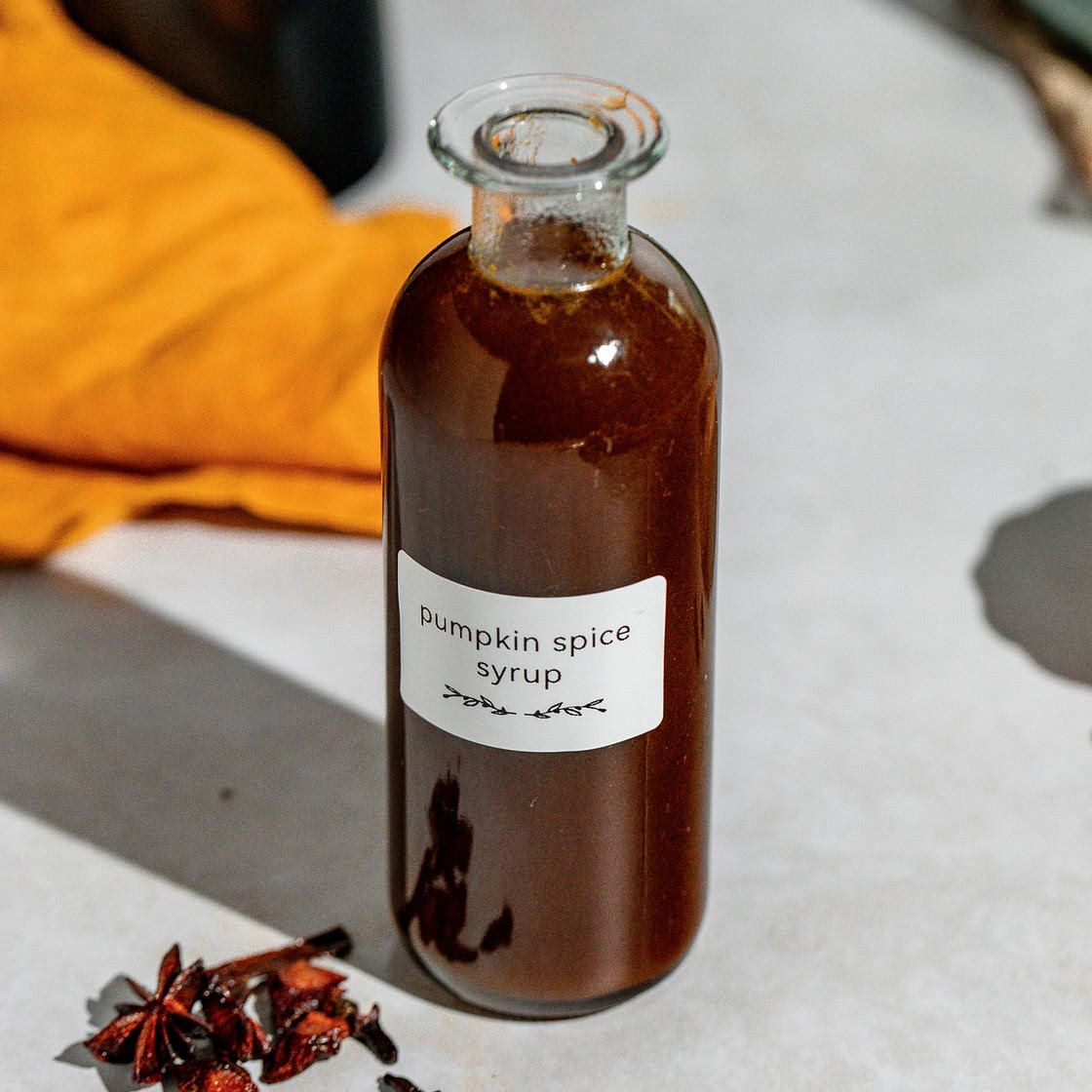 Homemade Pumpkin Spice Syrup