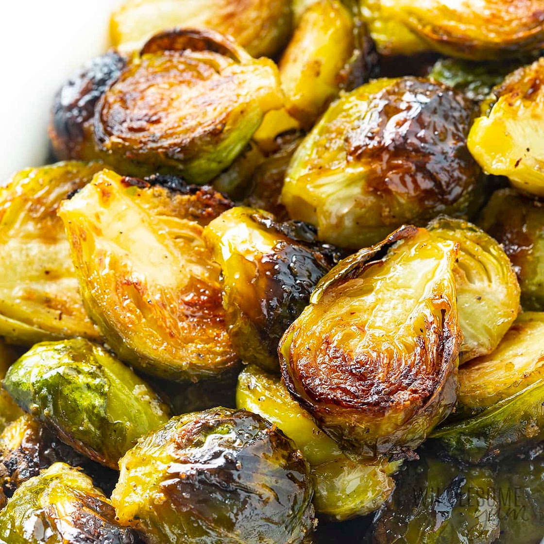 Oven Roasted Brussels Sprouts (Crispy & Easy)