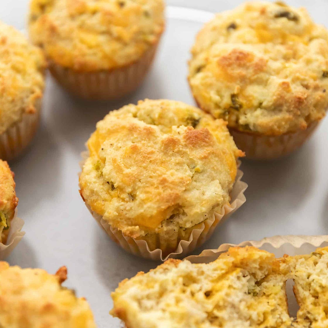 Keto Jalapeño Cornbread Muffins